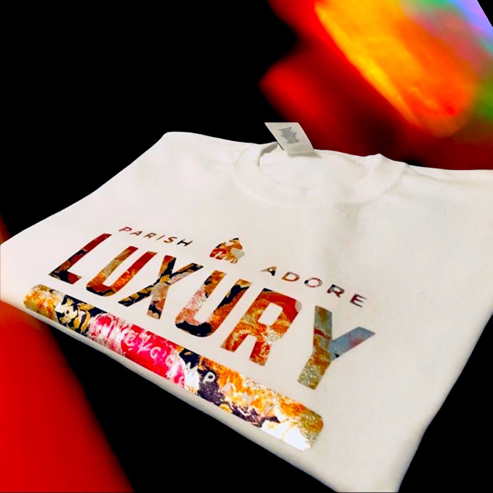 New Luxury floral T-shirts by Parish Adore